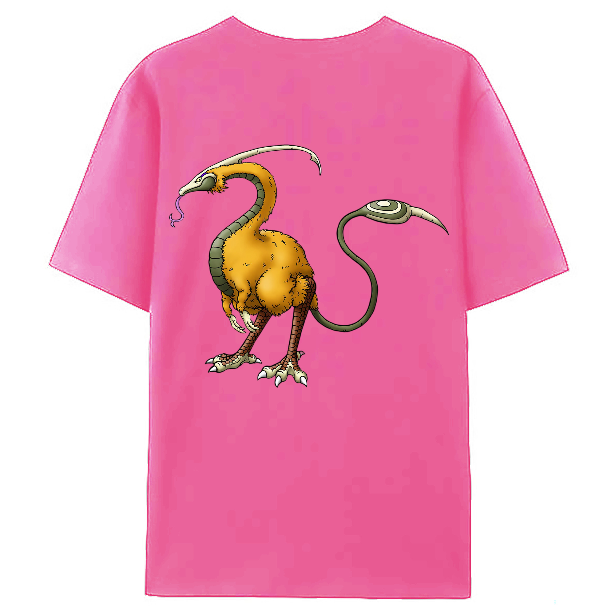 （画像用） ドラゴンクエスト Doragon Kuesuto Dragon Quest レディース半袖Tシャツ(バックプリント)